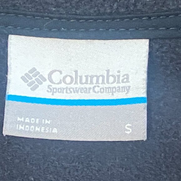 Columbia Benton Springs Half Snap Pullover Fleece Top Women's Sz S Black#67R - Picture 7 of 10